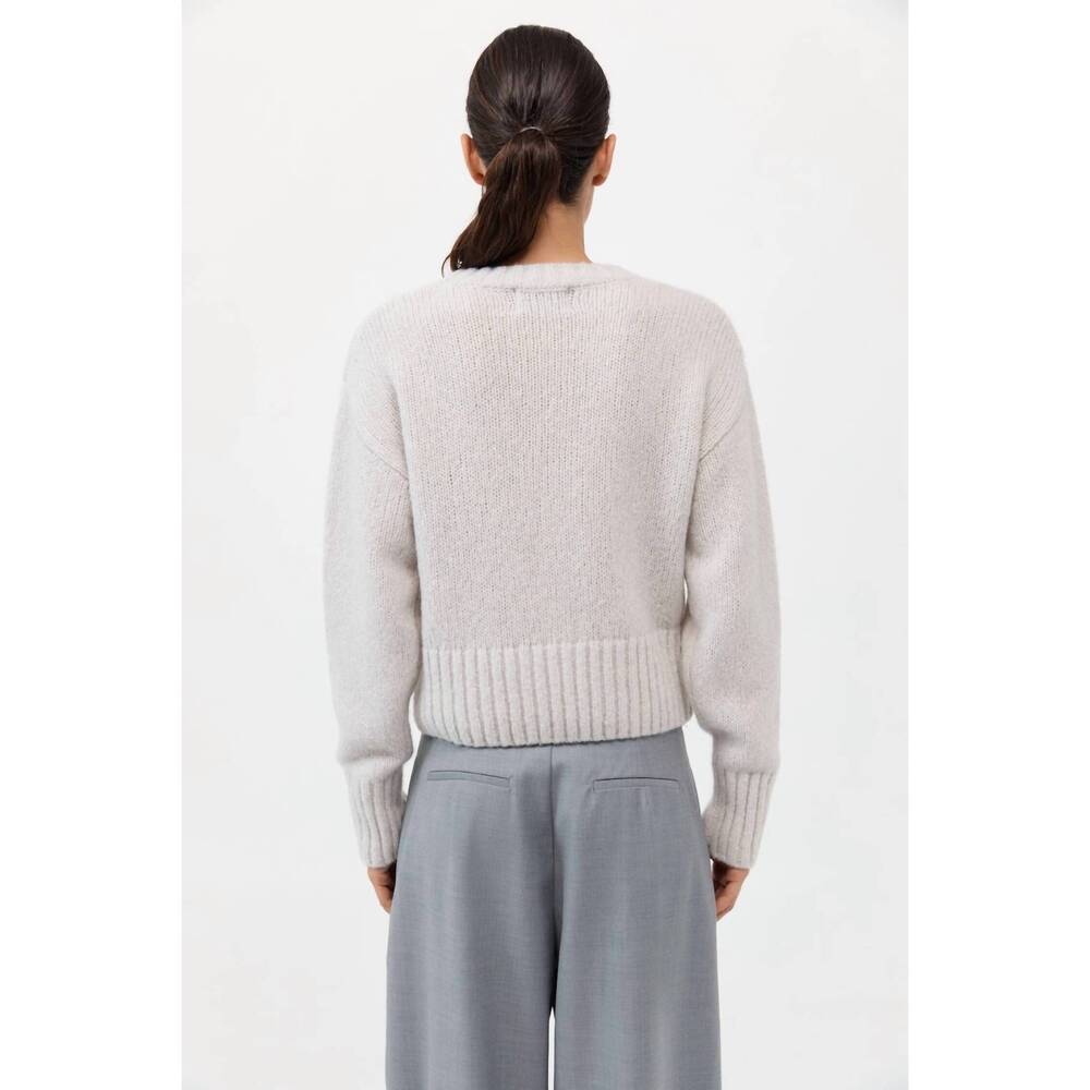 NEW ST. AGNI cashmere blend sweater in mist - Picture 2 of 6